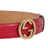 Gucci Interlocking G Belt, &pound;180, Accessories, Red, Leather, Other view