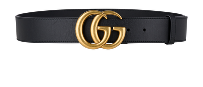 Gucci Marmont Wide Belt, &pound;310, Accessories, Black, Leather, Front view