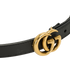 Gucci GG Marmont Thin Belt, &pound;180, Accessories, Black, Leather, Other view
