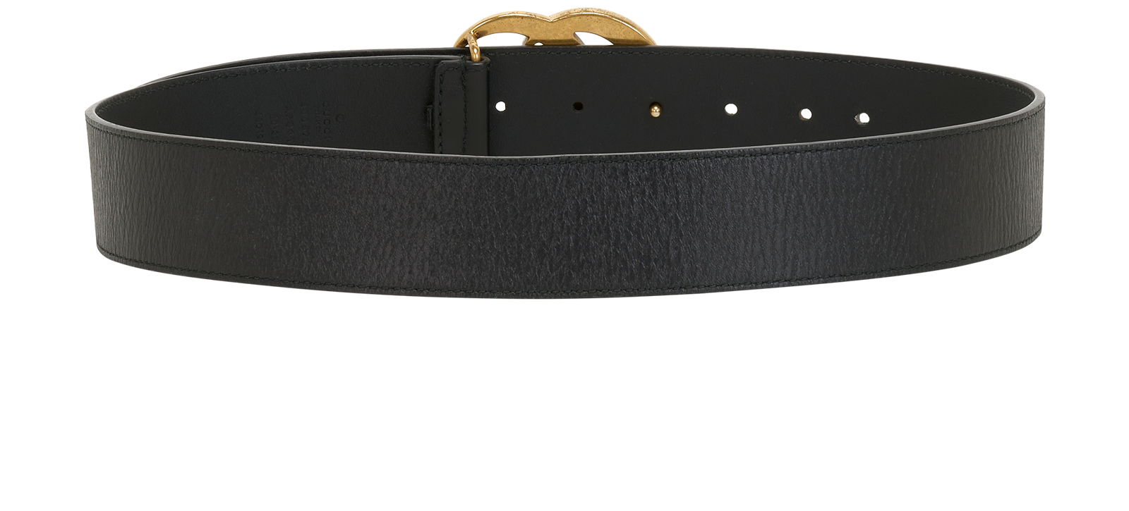 Gucci GG Marmont Wide Belt, &pound;180, Accessories, Black, Leather, Back view