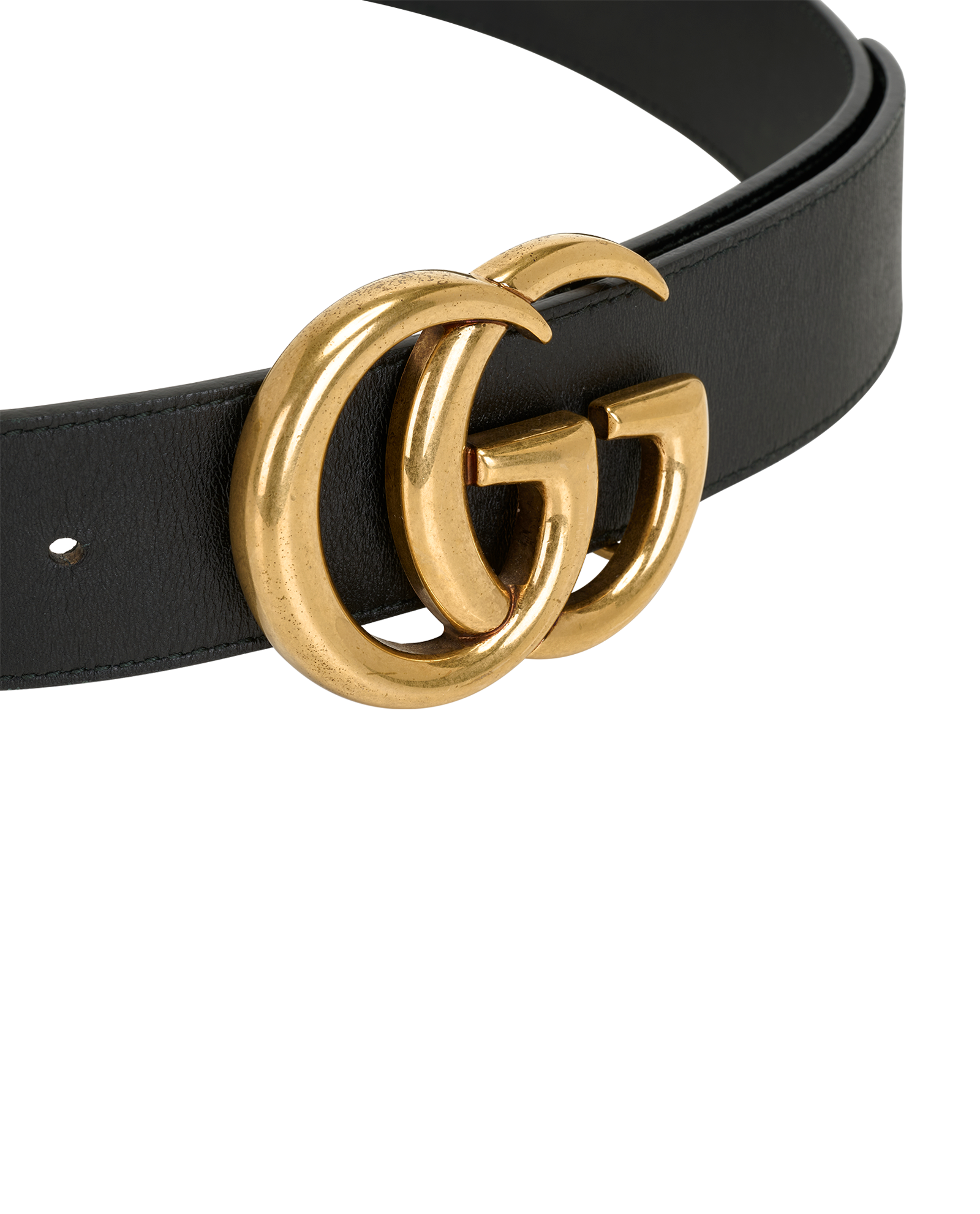 Gucci GG Marmont Wide Belt, &pound;180, Accessories, Black, Leather, Other view