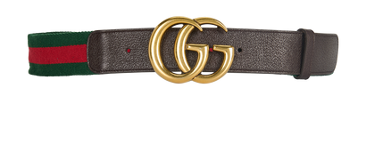 Gucci GG Stripe Belt, front view