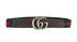 Gucci GG Elastic Web Stripe Belt, front view