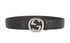 Gucci GG Interlock Embossed Belt, front view
