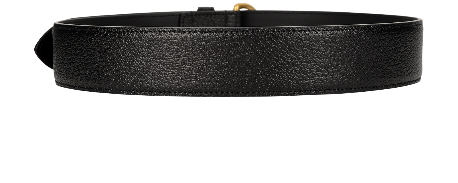 Gucci D Ring Buckle Belt, &pound;150, Accessories, Black, Leather, Back view