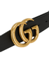Gucci GG Marmont Wide Belt, &pound;175, Accessories, Black, Leather, Other view