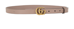 Gucci GG Marmont Belt, Leather, Taupe, Sz 85, DB, 2*