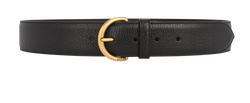 Gucci Buckle Belt, Leather, Black, 4*