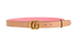 Gucci GG Reversible Belt, &pound;180, Accessories, Beige/Pink, Leather, Front view