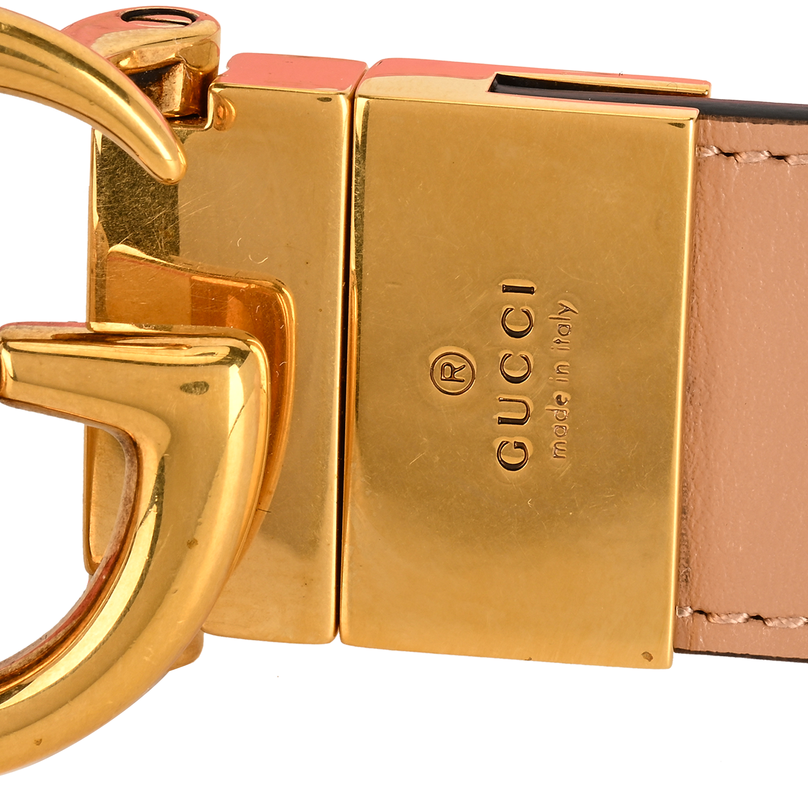 Gucci GG Reversible Belt, &pound;180, Accessories, Beige/Pink, Leather, Other view