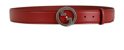 Gucci GG Belt, &pound;295, Accessories, Red, Leather, Front view