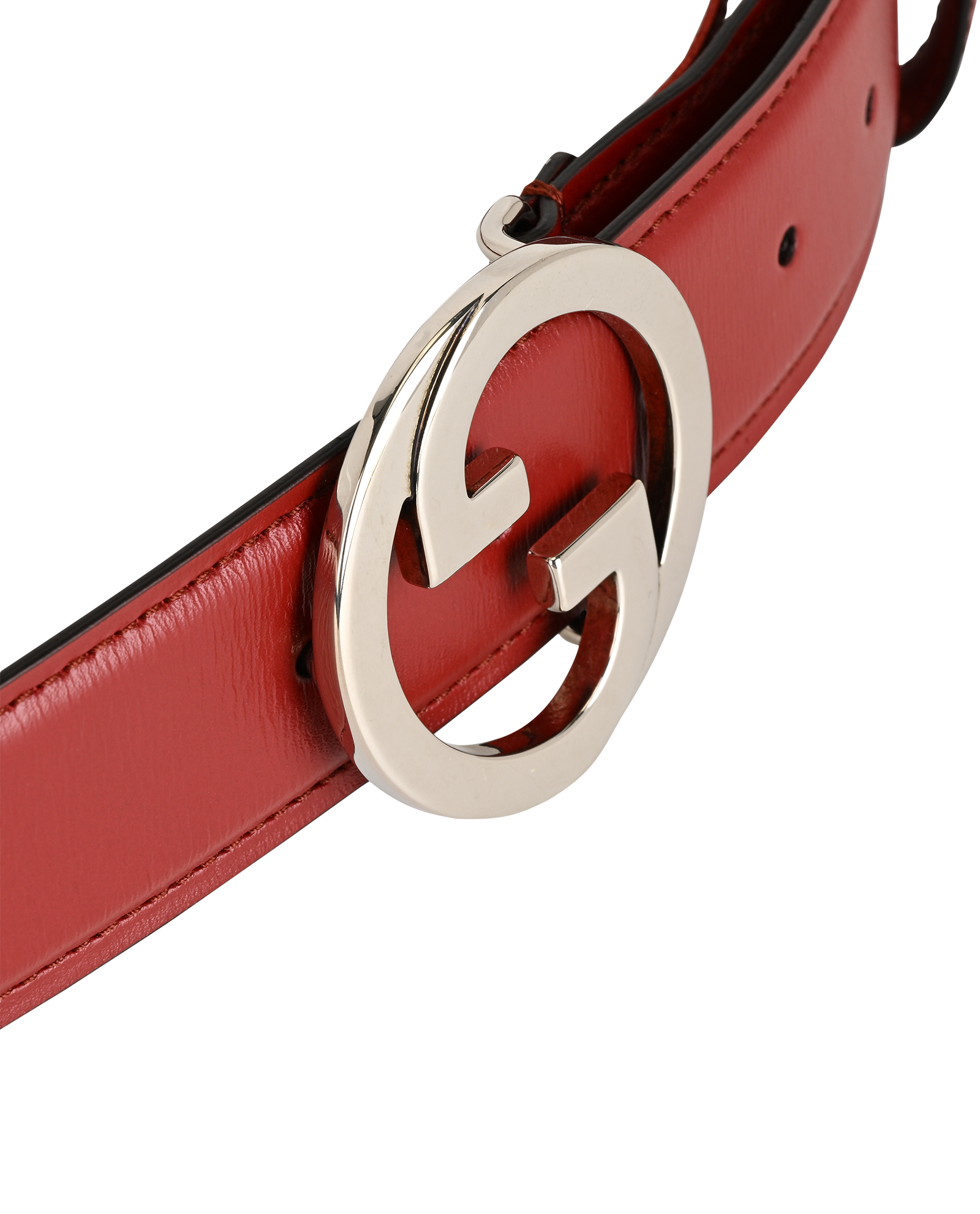 Gucci GG Belt, &pound;295, Accessories, Red, Leather, Other view
