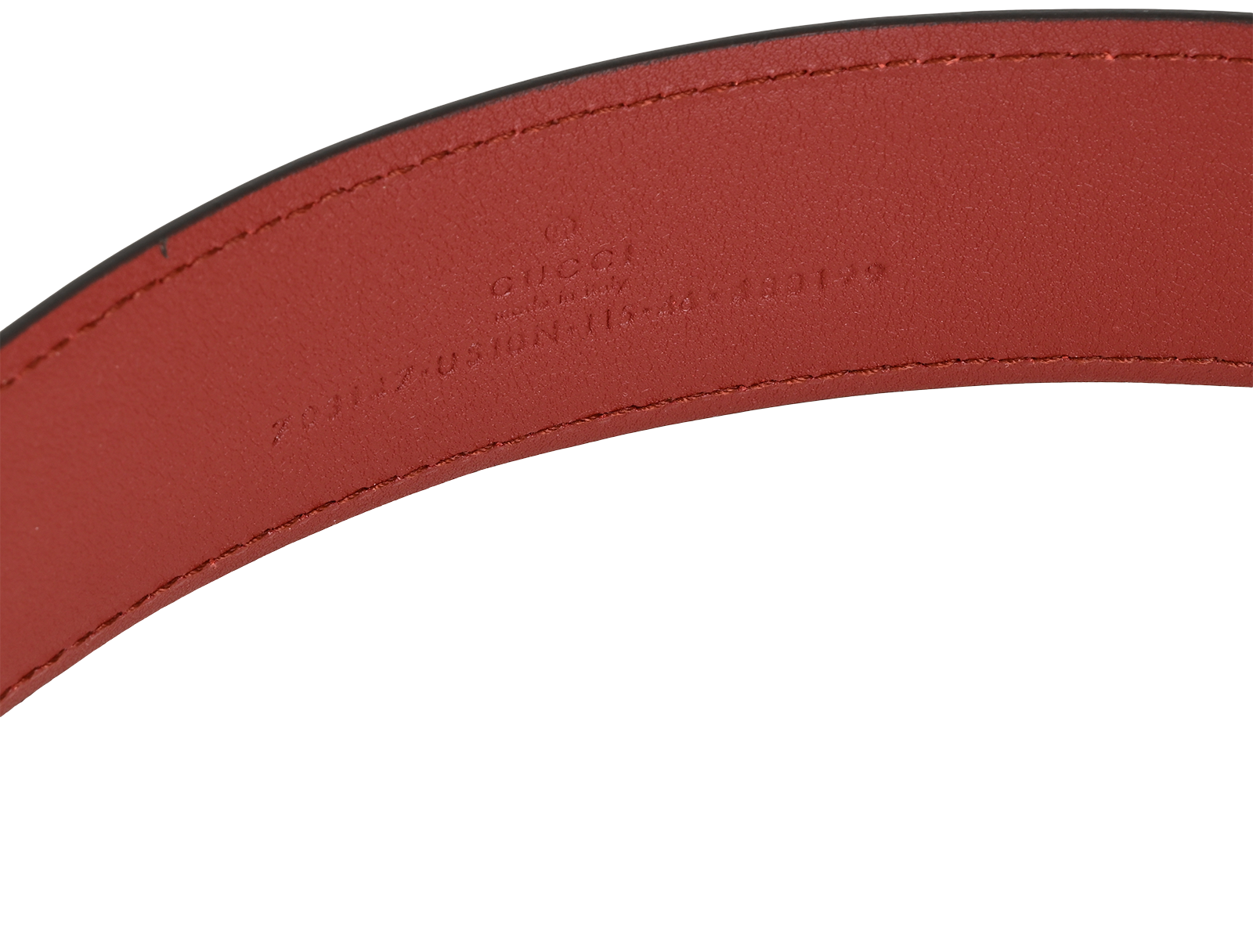 Gucci GG Belt, &pound;295, Accessories, Red, Leather, Other view