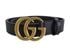 Gucci Marmont Belt, &pound;275, Accessories, Black, Leather, Front view