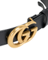 Gucci GG Belt, &pound;190, Accessories, Black, Leather, Other view