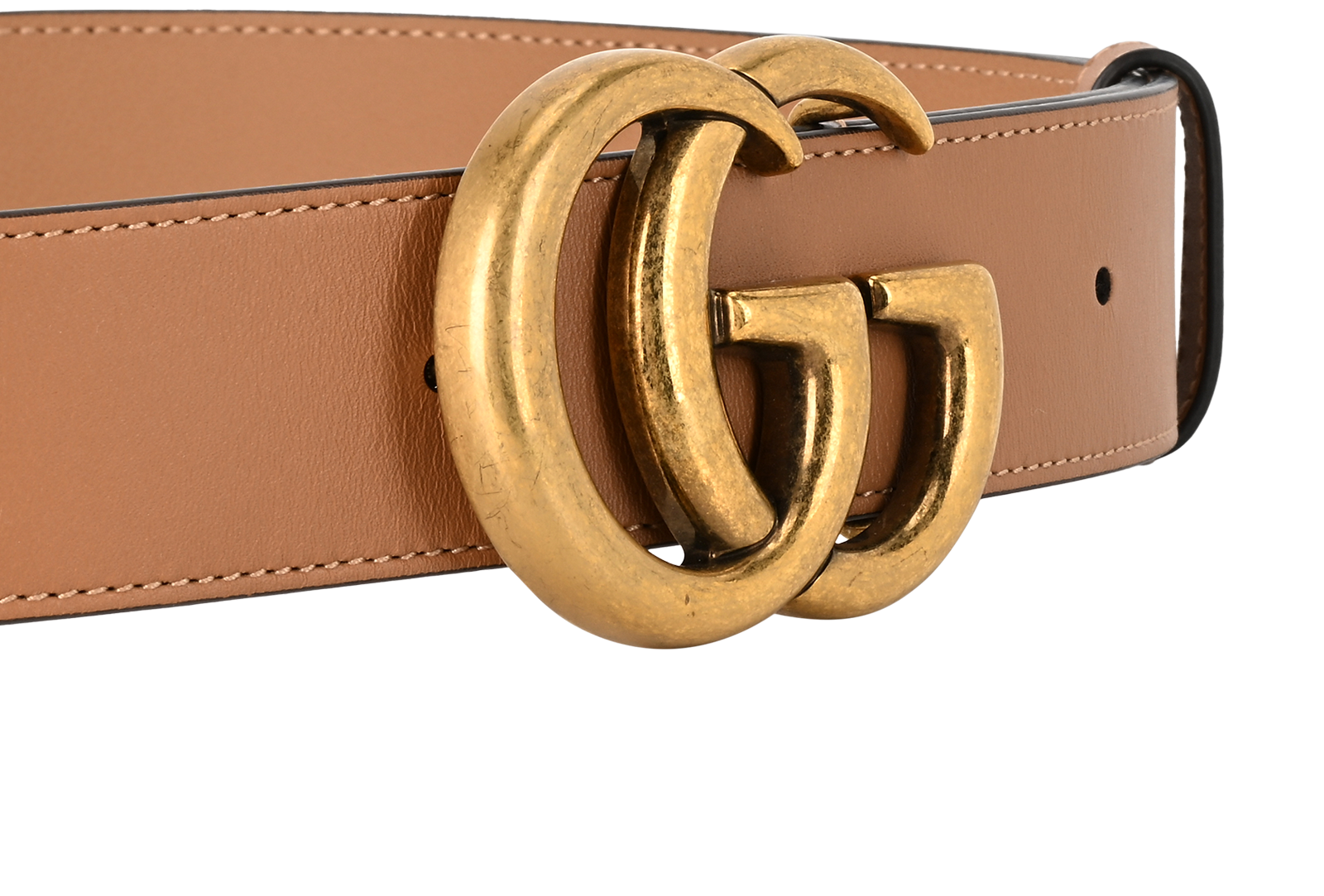 Gucci Wide GG Marmont Belt, &pound;275, Accessories, Beige, Leather, Other view