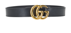 Gucci Marmont Belt, Leather, Black, Sz 70/38, B/DB, 2*
