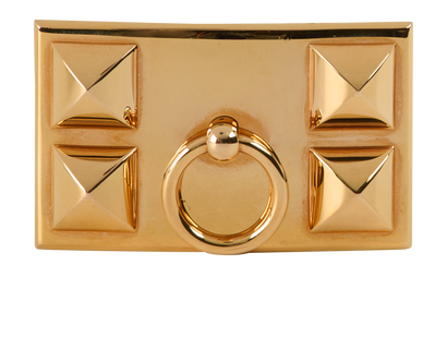 Hermes Collier De Chien 32MM Belt Buckle, front view