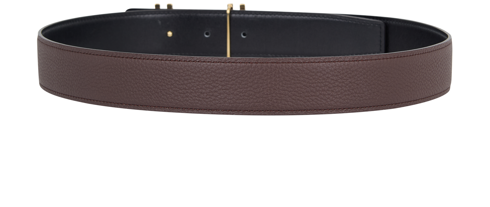 Hermes H Au Carre Reversible Belt, &pound;290, Accessories, Black/Brown, Leather, Other view