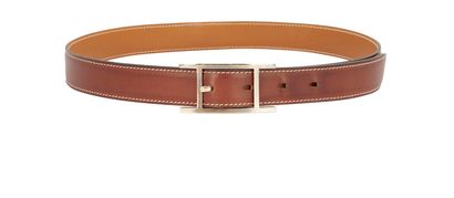 Hermes Silver Buckle, front view