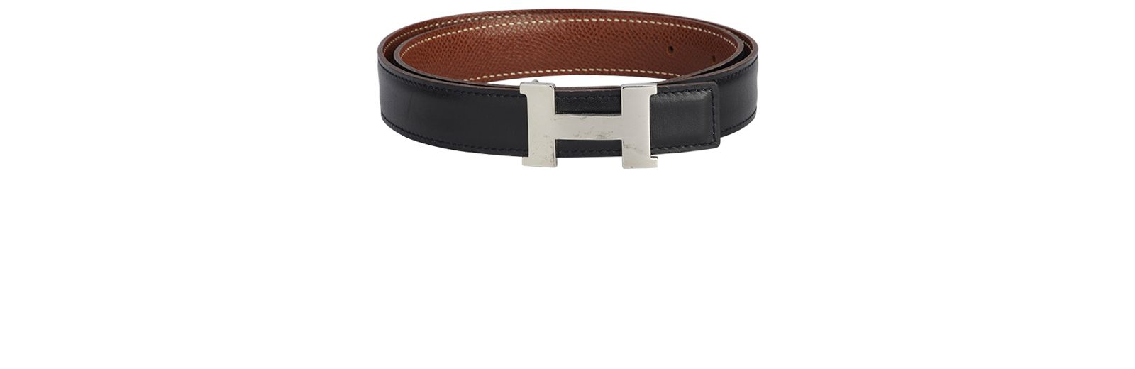 Pre-loved Hermès Constance Reversible Mini Belt - £240