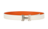 Hermes Reversible H Belt, &pound;320, Accessories, Orange/White, Leather, Front view