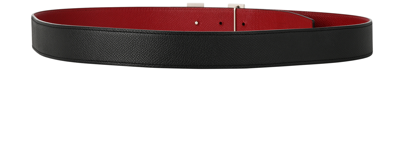 Hermes H Reversible Belt, &pound;450, Accessories, Black/Red, Leather, Back view