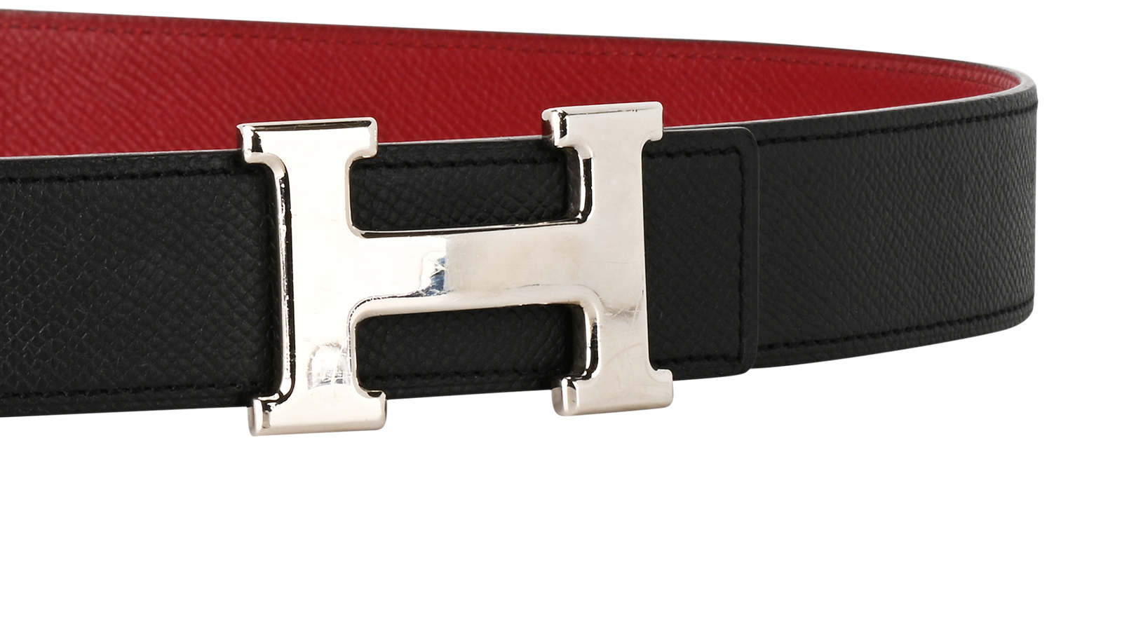 Hermes H Reversible Belt, &pound;450, Accessories, Black/Red, Leather, Other view