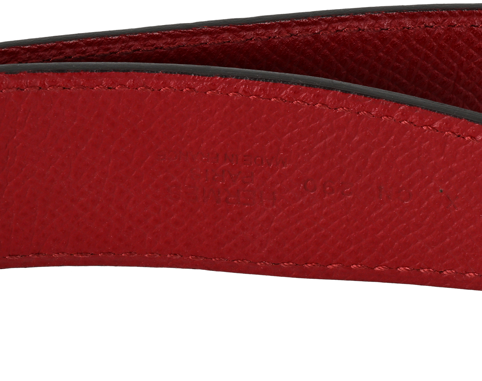 Hermes H Reversible Belt, &pound;450, Accessories, Black/Red, Leather, Other view