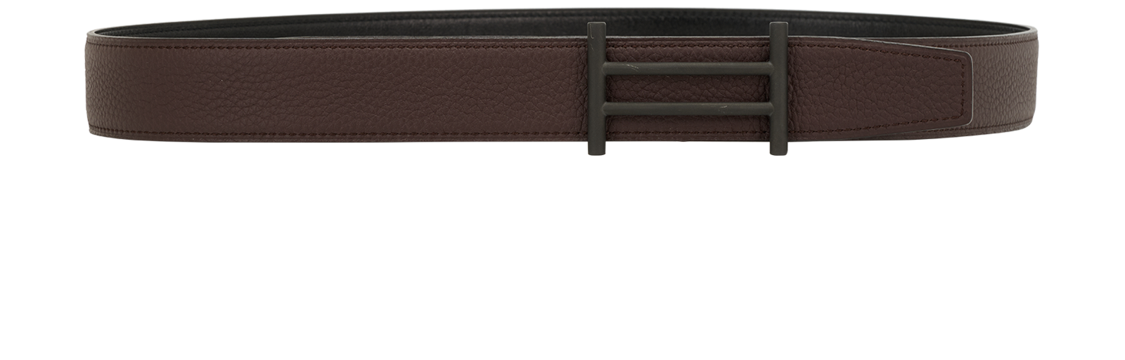 Hermes Rider Buckle Reversible Belt, &pound;495, Accessories, Black/Brown, Leather, Other view