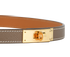 Hermes Kelly 18 Belt, £795, Accessories, Grey, Leather, Other view
