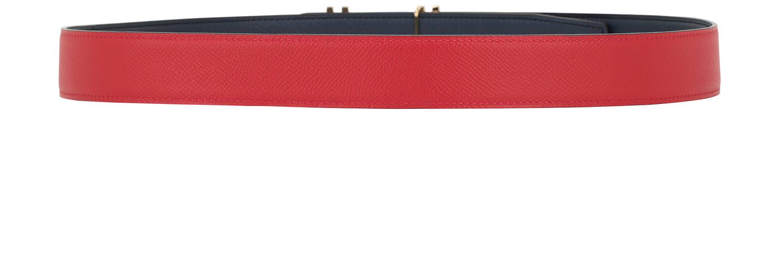 Hermes Au Carre Belt Red Hermes Swift Epsom 32mm Au Carre H Belt 90 Rouge H Rouge  main image 2