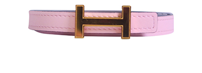 Hermes Reversible Slim Belt, front view