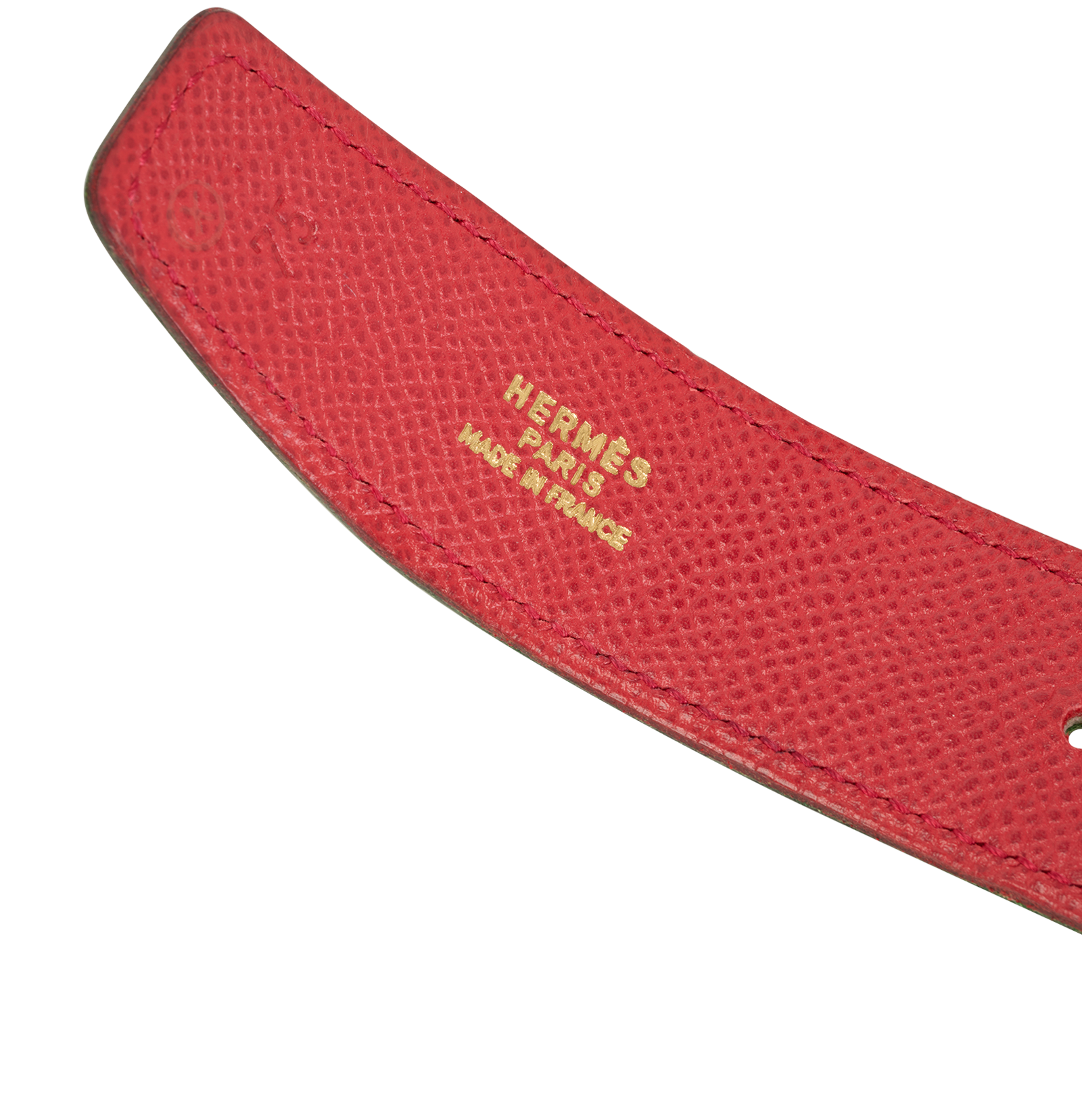 Hermes Reversible Belt, &pound;395, Accessories, Green/Red, Leather, Other view