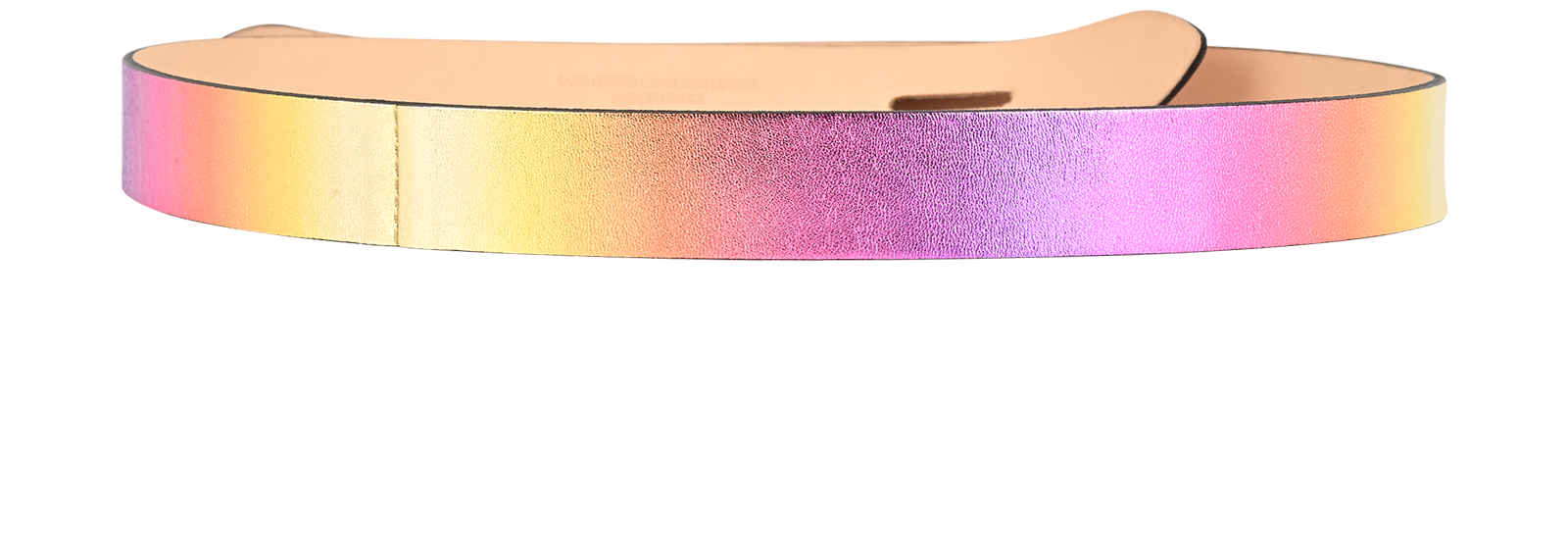 Isabel Marant Lecce Belt, &pound;60, Accessories, Purple/Yellow, Leather, Back view