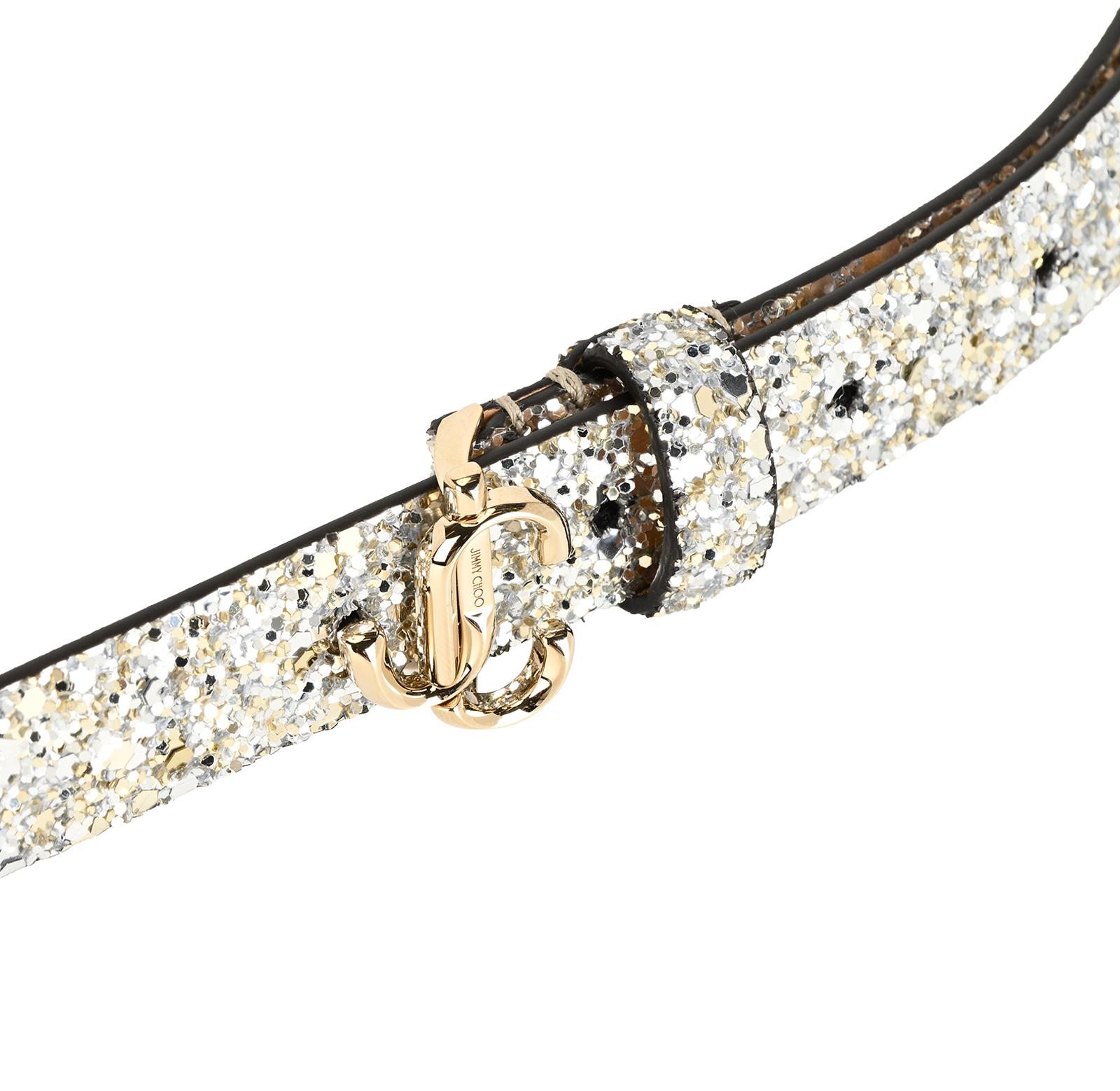 Pre-loved Jimmy Glitter Choo Belt - £180