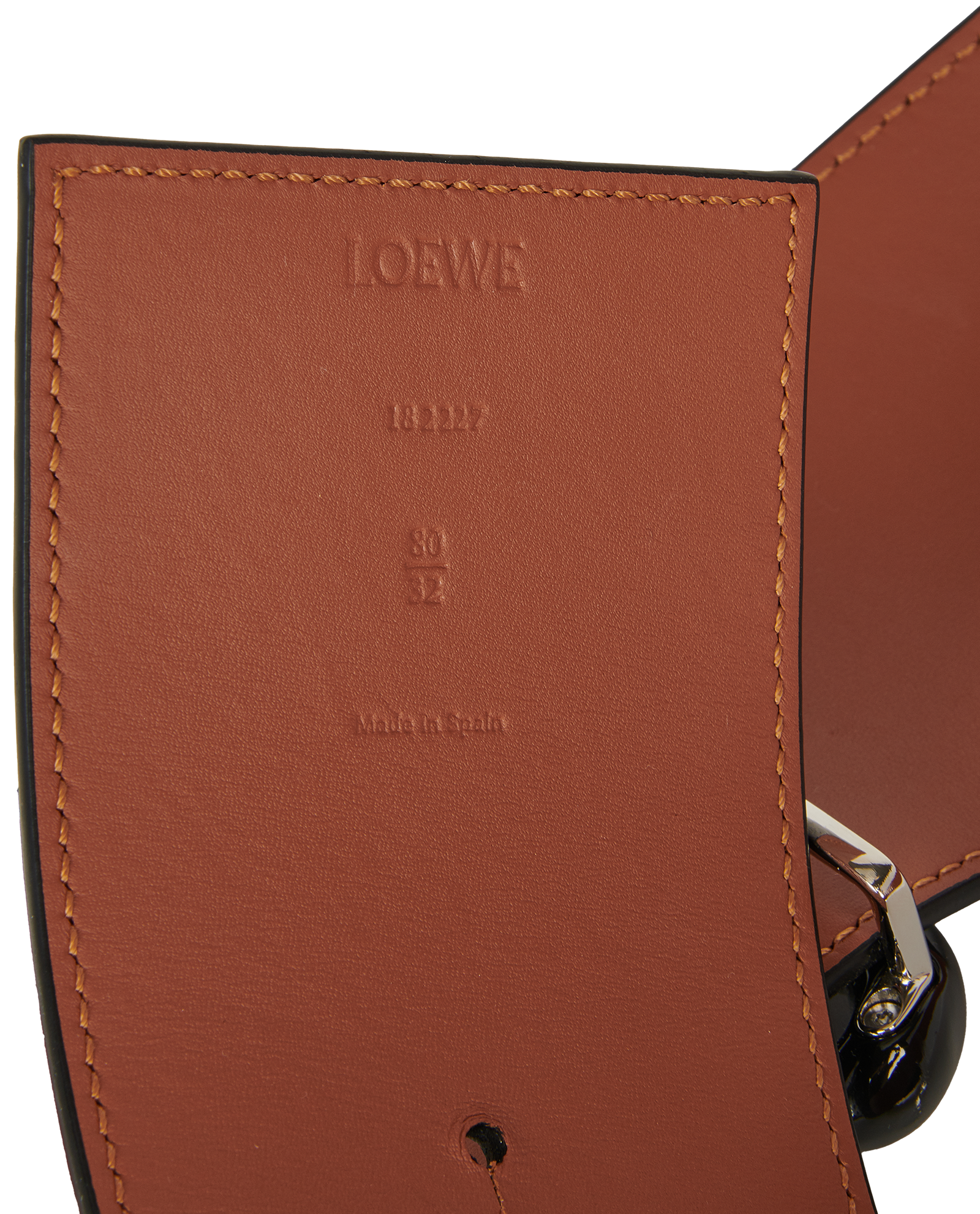 Loewe Anagram Waist Belt, &pound;250, Accessories, Black, Leather, Other view