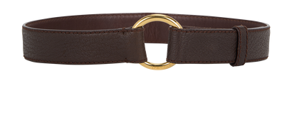 Loro Piana Round Buckle Belt, front view