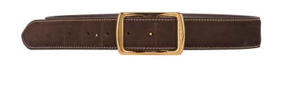Loro Piana Rectangle Buckle Belt, front view
