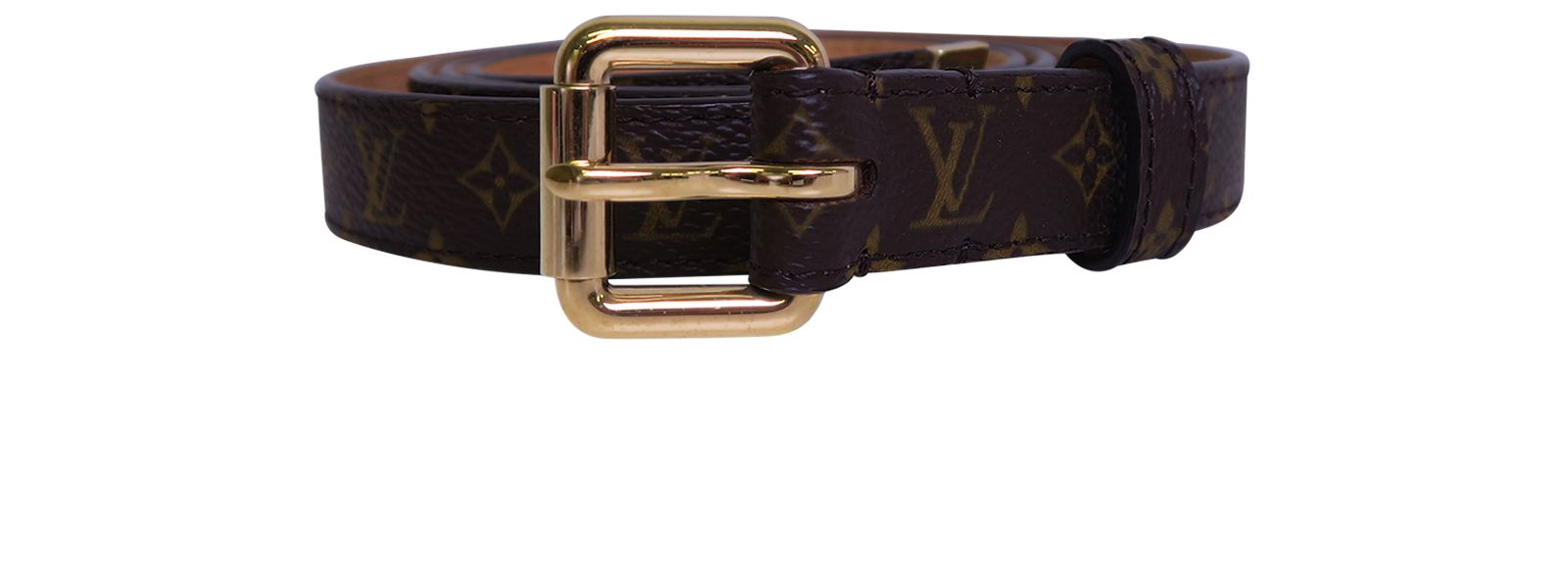 Louis Vuitton Monogram Slim Belt 110/44, Belts Designer Exchange