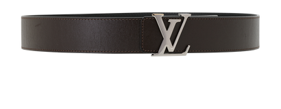 Louis Vuitton Initiales Reversible Belt, &pound;240, Accessories, Black/Brown, Leather, Front view