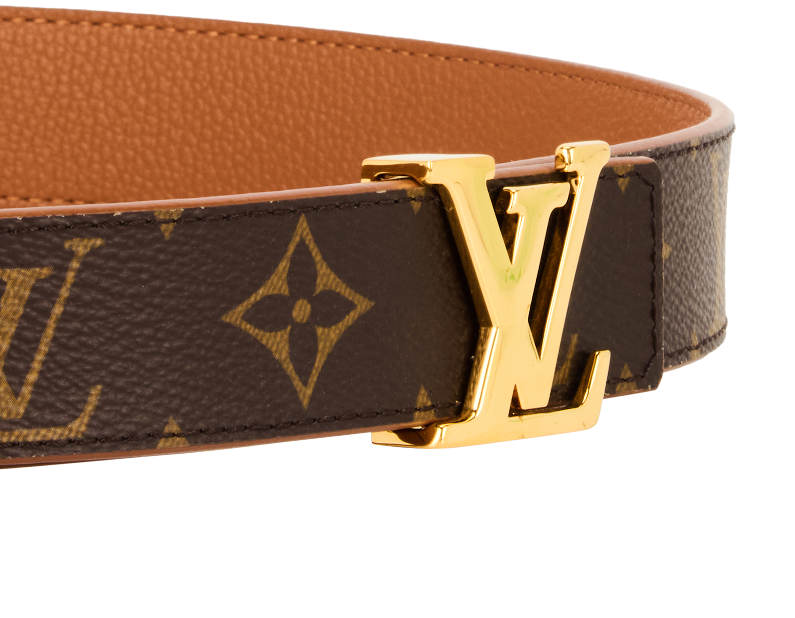 Louis Vuitton Initials Reversible Belt, &pound;250, Accessories, Brown/Tan, Canvas/Leather, Other view
