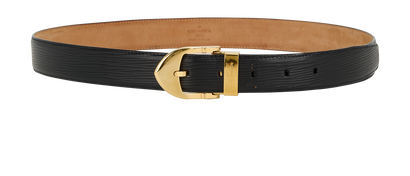 Louis Vuitton 30MM Belt, &pound;150, Accessories, Black, Leather, Front view
