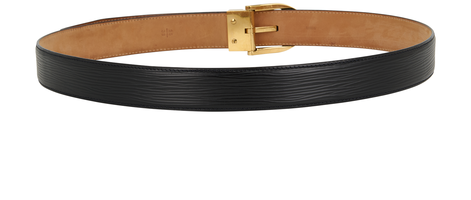Louis Vuitton 30MM Belt, &pound;150, Accessories, Black, Leather, Back view