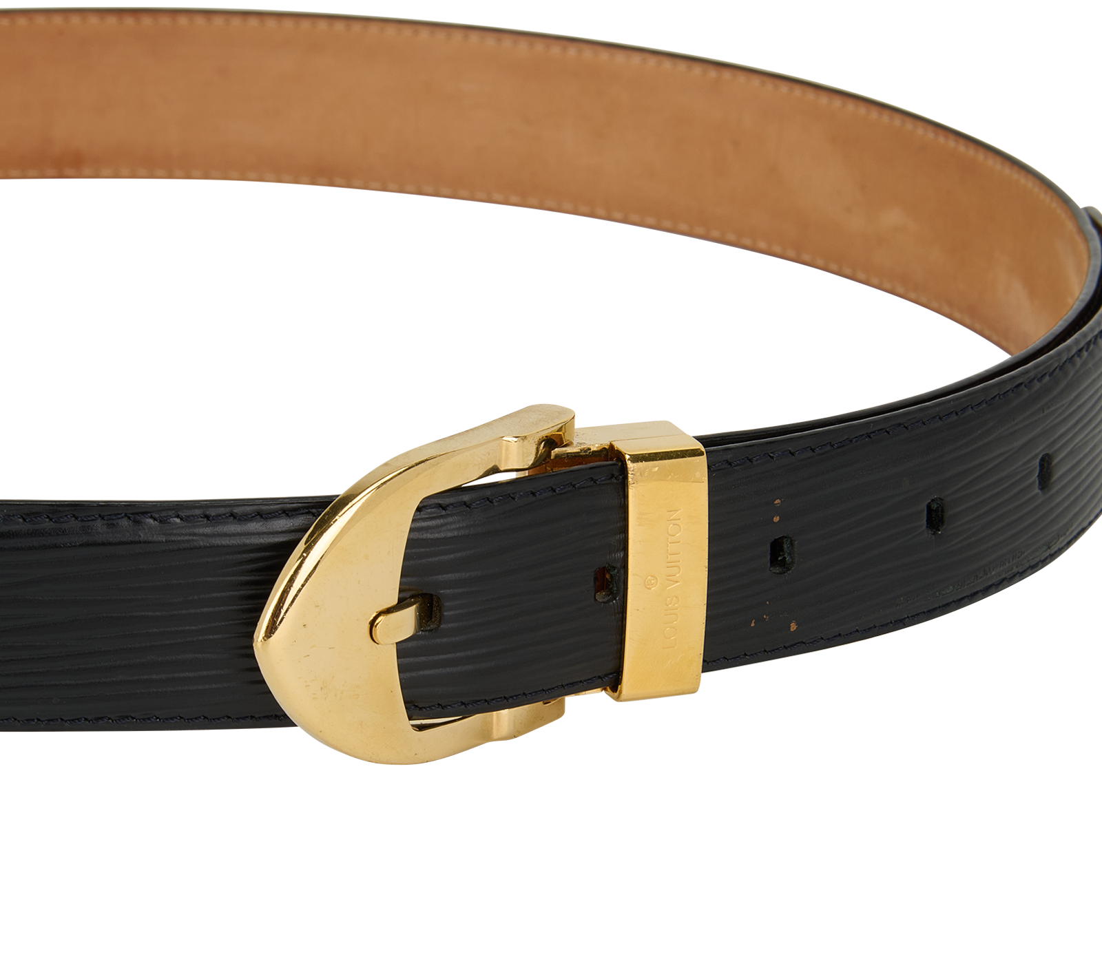 Louis Vuitton 30MM Belt, &pound;150, Accessories, Black, Leather, Other view