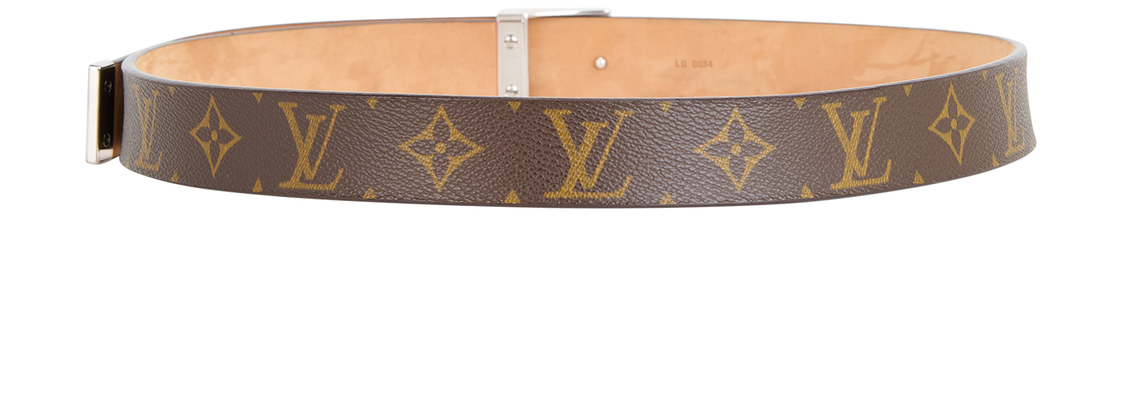 Louis Vuitton Belt, &pound;150, Accessories, Brown, Canvas, Back view
