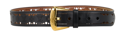 Louis Vuitton Perforated Monogram Belt, front view
