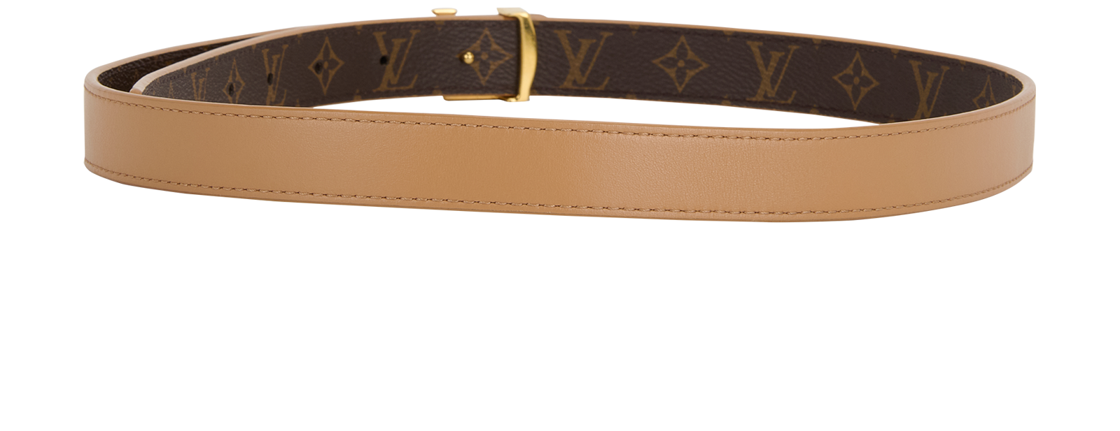 Louis Vuitton Initiales Reversible Belt, &pound;180, Accessories, Beige/Brown, Canvas, Other view