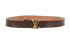 Louis Vuitton Thin Initials Belt, front view