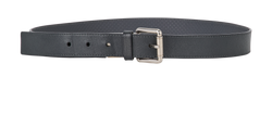 Louis Vuitton Reversible Belt, Leather, Grey, 90cm, M0762, DB, 2*